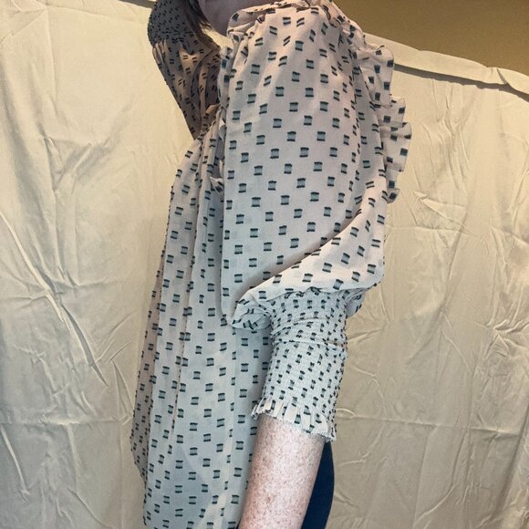 JOIE NWOT XS Jamila Embroidered Top - Picture 3 of 4